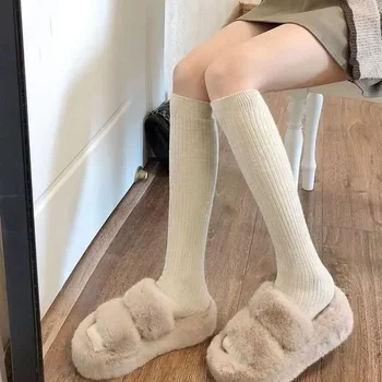 جوارب قطنية طويلة دافئة فوق الركبة — صورة 5