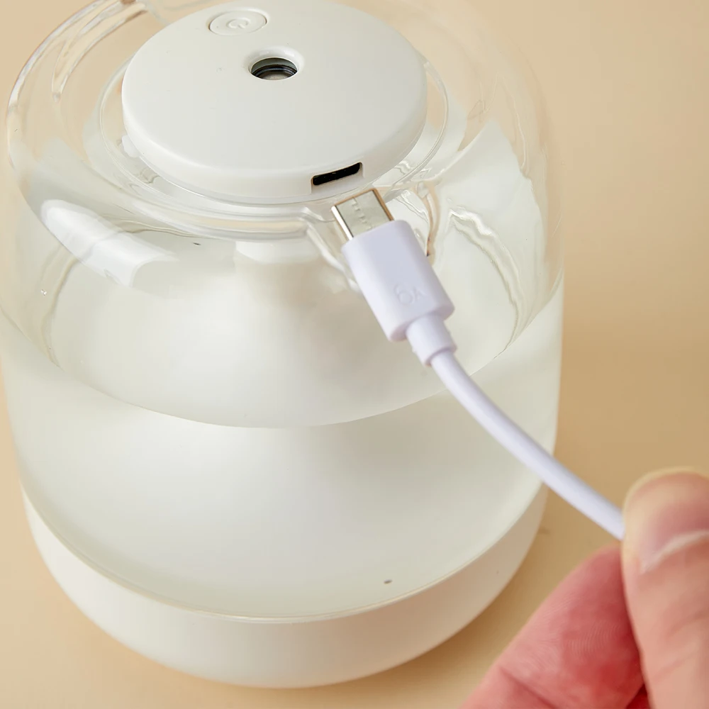 650ML Humidifier USB Desktop Indoor Air Atomization Humidifier Household Mute Large Spray Humidifier 5