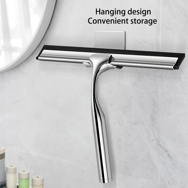 ชุดที่ปาดน้ำฝักบัวพร้อมตะขอ ที่ปาดน้ำกระจก แปรงทำความสะอาดอเนกประสงค์ ที่ปาดน้ำกระจกห้องน้ำ ที่ขูดกระจก 1