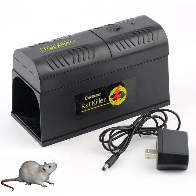 Électrique haute tension souris rat piège réutilisable tueur de souris  électronique rongeur outil de lutte antiparasitaire [livraison gratuite]