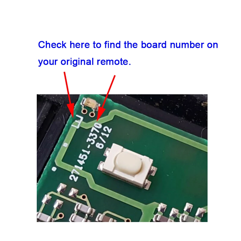 KEYECU 314.3/433/315.2MHz ASK FCC:HYQ14AAB Board:271451-3370 Smart Remote Key Fob for 2009-2012 Lexus IS250 IS350 GS350 LS460