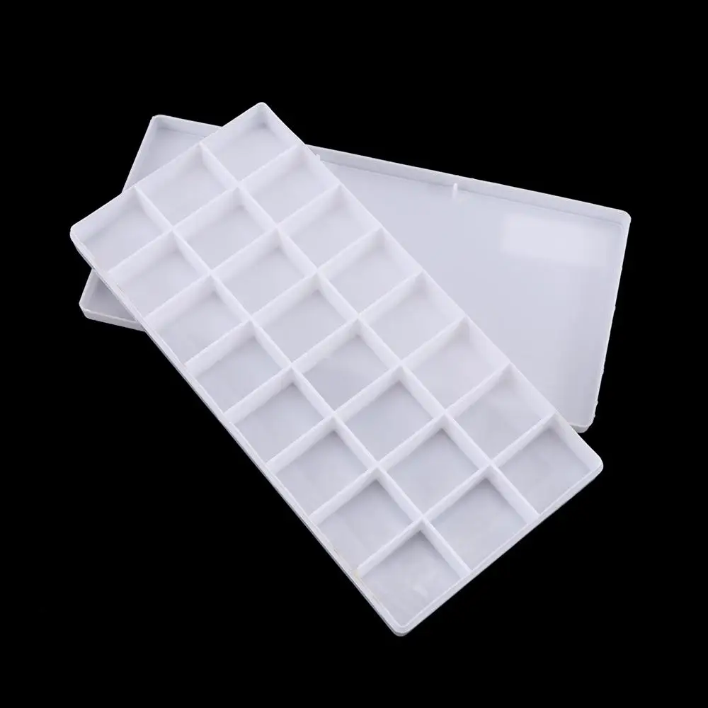 커버 포함 페인트 구아슈 학교 학생용 아크릴 페인팅 컬러 팔레트 페인팅 용품 드로잉 수채화 그리드