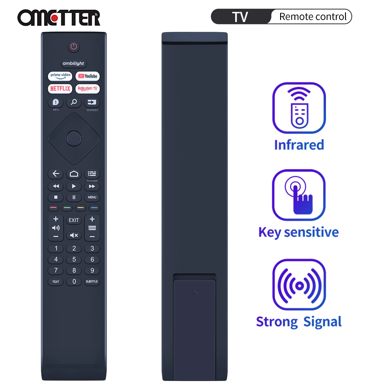 Nuovo Telecomando Per Tv Led Lcd Intelligente Philips Brc0984504/01