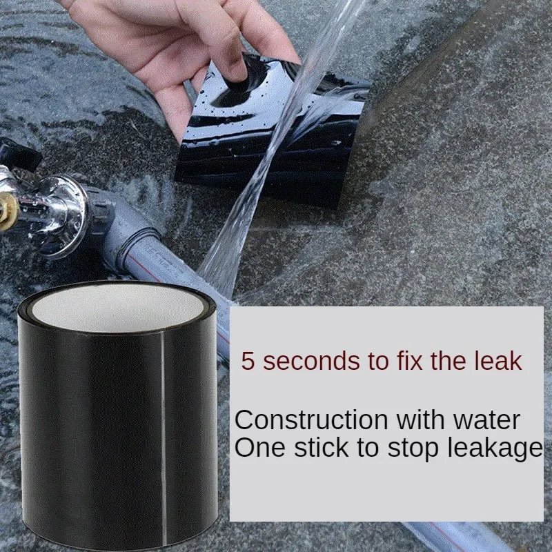 5-30Cm Di Larghezza Forte Nastro Impermeabile Stop Leaks Seal Repair Tape Performance Nastro Autoadesivo Nastro Isolante Isolante In Fibra Di Vetro