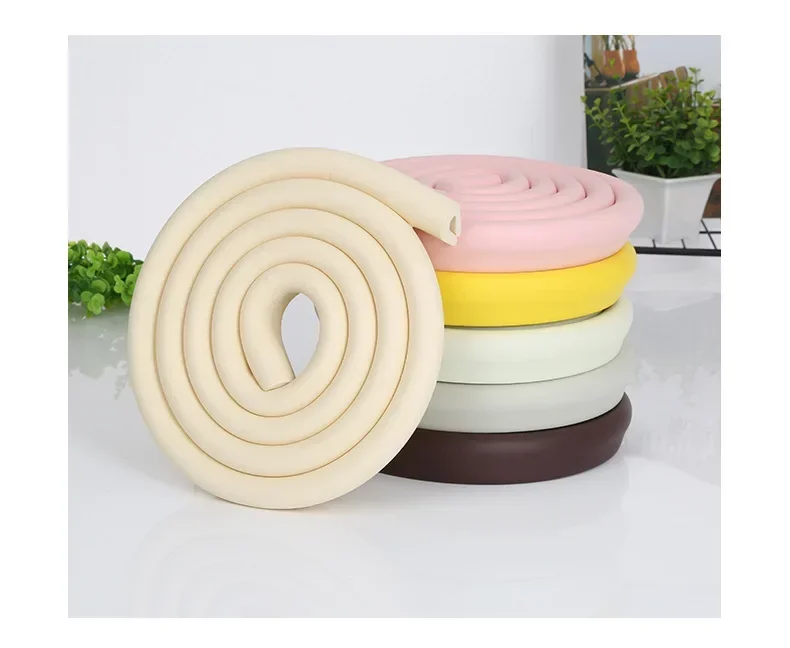 2M U Shape Baby Safety Corner Protector From Children Home Furniture Corners Angle Protection Child Safety Table Protector Tape silicone table corner protector,table corner protector,furniture anti collision strip,door anti collision protector