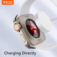PZOZ For iWatch Ultra 2 3 Metal Shell PC Back Cover For Apple Watch Case Series 11 10 9 8 7 se 6 45mm 44mm Change to Ultra 49mm - Image 6