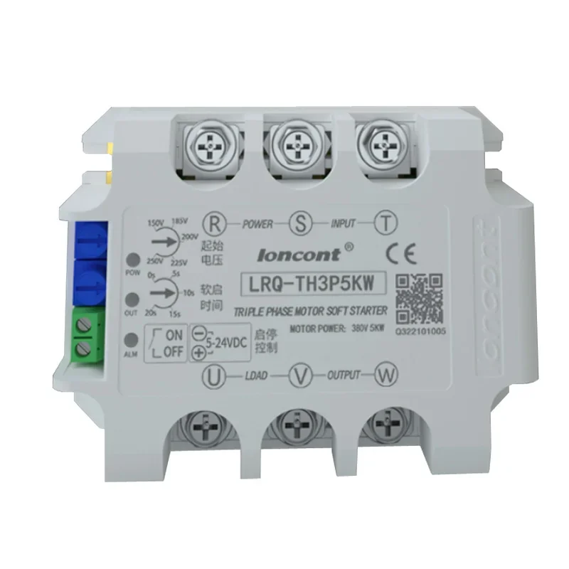 LRQ-TH3P5KW Three-Phase Motor Soft Starter Online Slow Start Module Decompression Voltage Reduction Controller for Electrical En