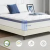 Mattress,10 Inch Hybrid Mattress with Cooling-Gel Memory Foam and Individually Pocket Innerspring,Breathable and Pressure Relief 5