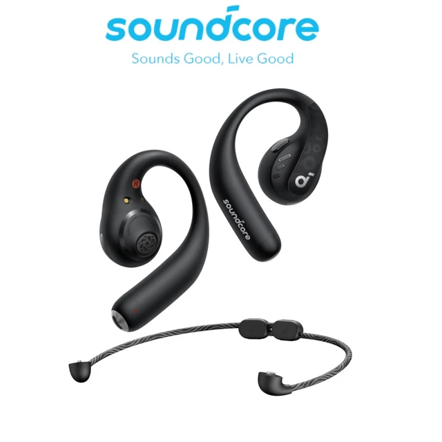 【美品】anker Soundcore AeroFit Pro Anker Soundcore AeroFit Pro Wireless open-ear earbuds at Crutchfield