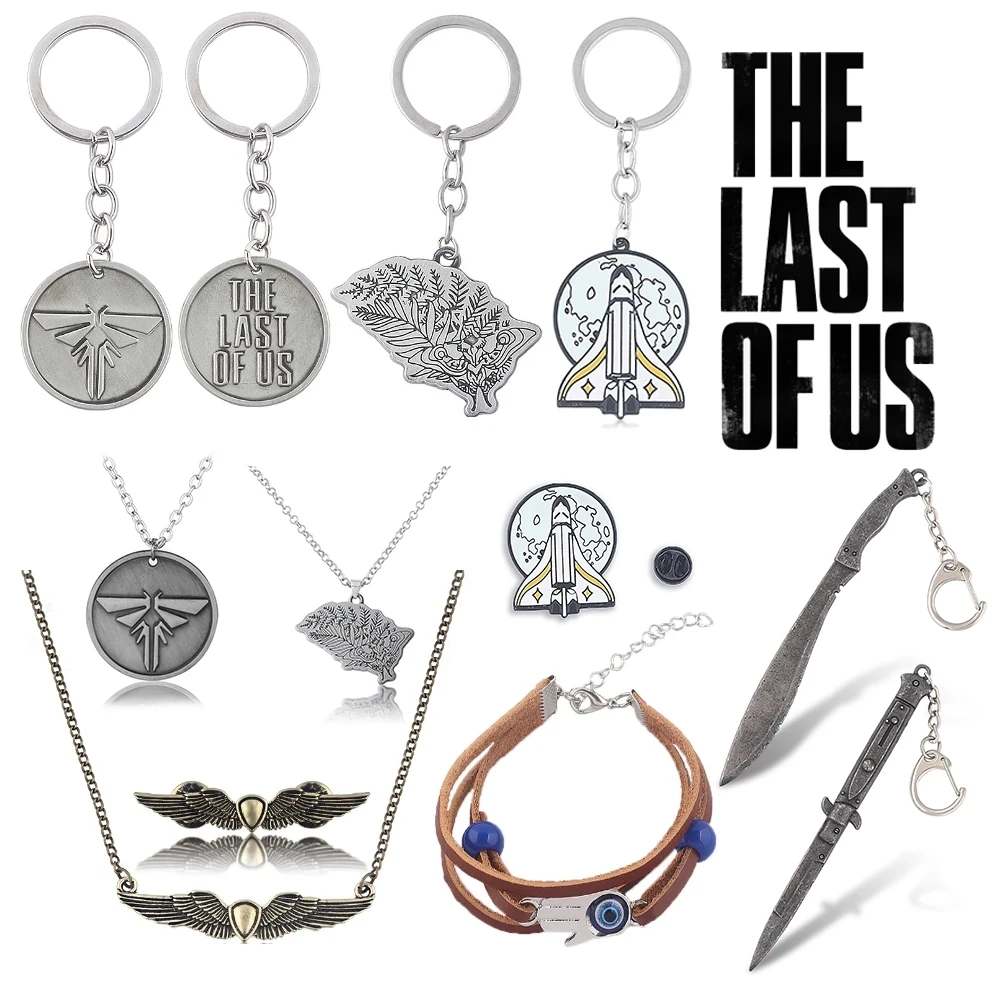 The Last Of Us II Brooches Ellie Tattoo Black Gold Backpack Pin  Collectibles Metal Cosplay Badge Gift Bag Accessory