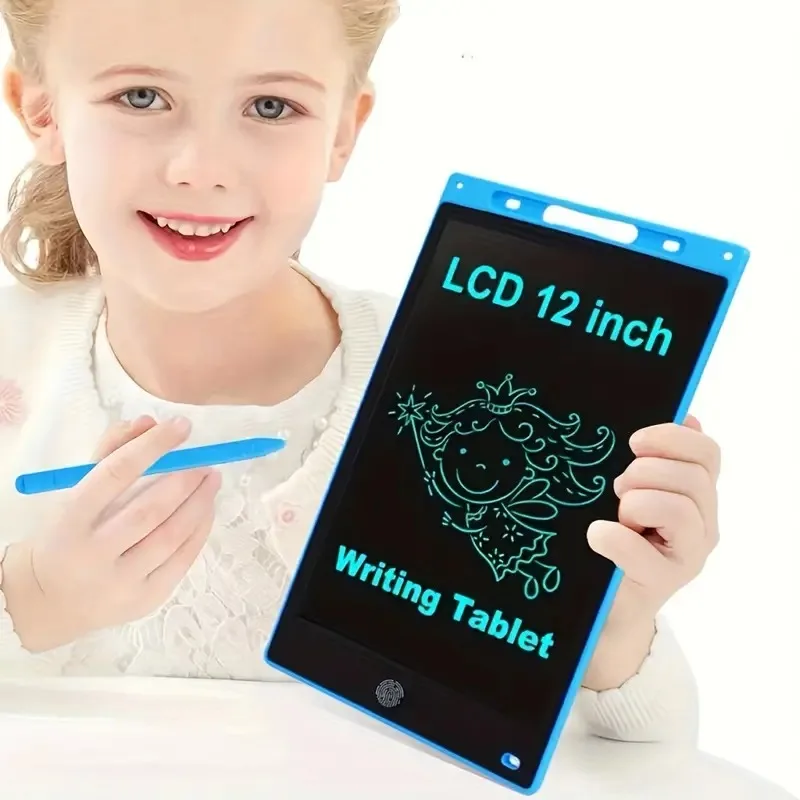 8.5/12 Inch LCD Writing Tablet Doodle Board Colorful Electronic Board Drawing Pad Gifts Educational Learning Travel Birthday