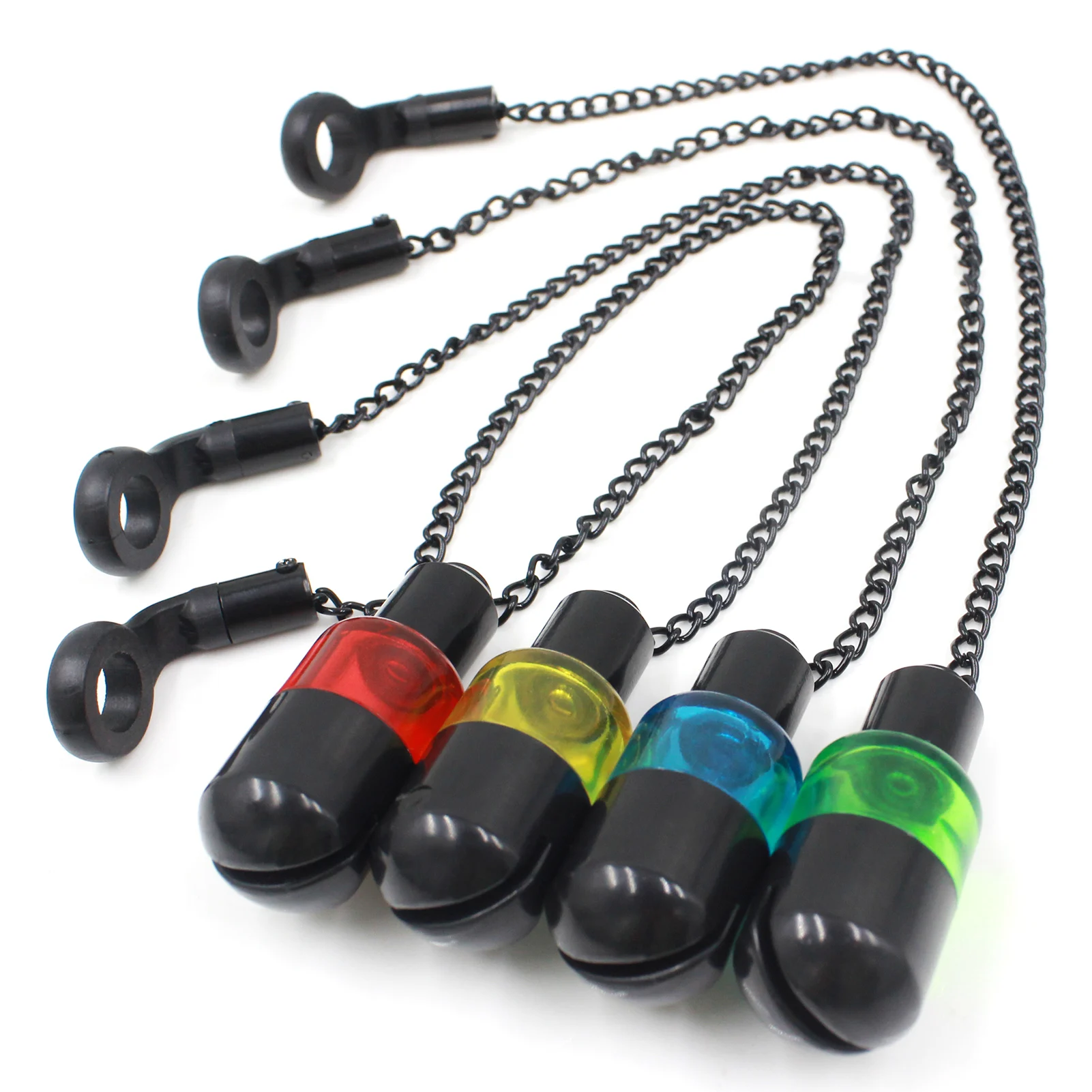 Fishing Tools Fishing Accessories Fishing Tool Fishing Bite Alarm Fishing Tackle 4Pcs Fishing Swinger Chain Alert Swinger Bite Alarm Hanger