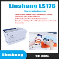 Linshang LS176 Spectrophotometer D/8° High Accuracy Whiteness and Yellowness Spectral Reflectance Curves APP Software. 1