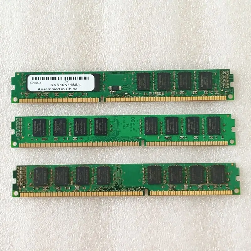 Kinlstuo Rams Ddr3 4Gb 1600Mhz Memoria Desktop Ddr3 4Gb Kvr16N11S8/4 Pc3 Computer Memoria Per Intel E Amd 1.5V