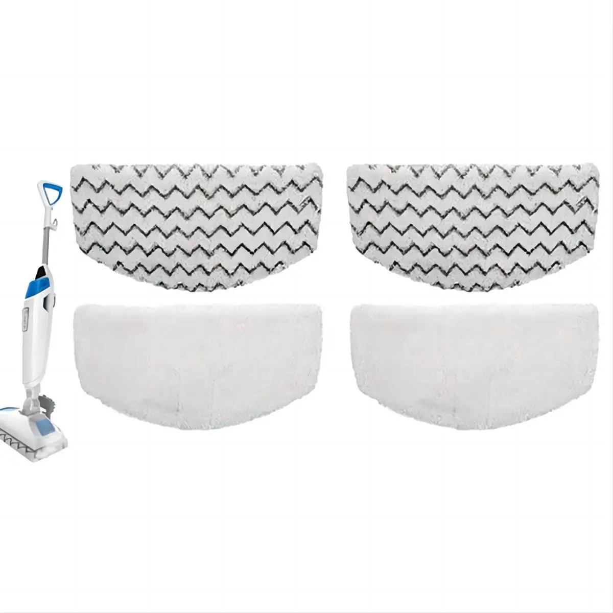 Steam Mop Pads 4 Pcs for Bissell Powerfresh Steam Cleaner Mop 1940 1806 1544 1440 2075A Replacement