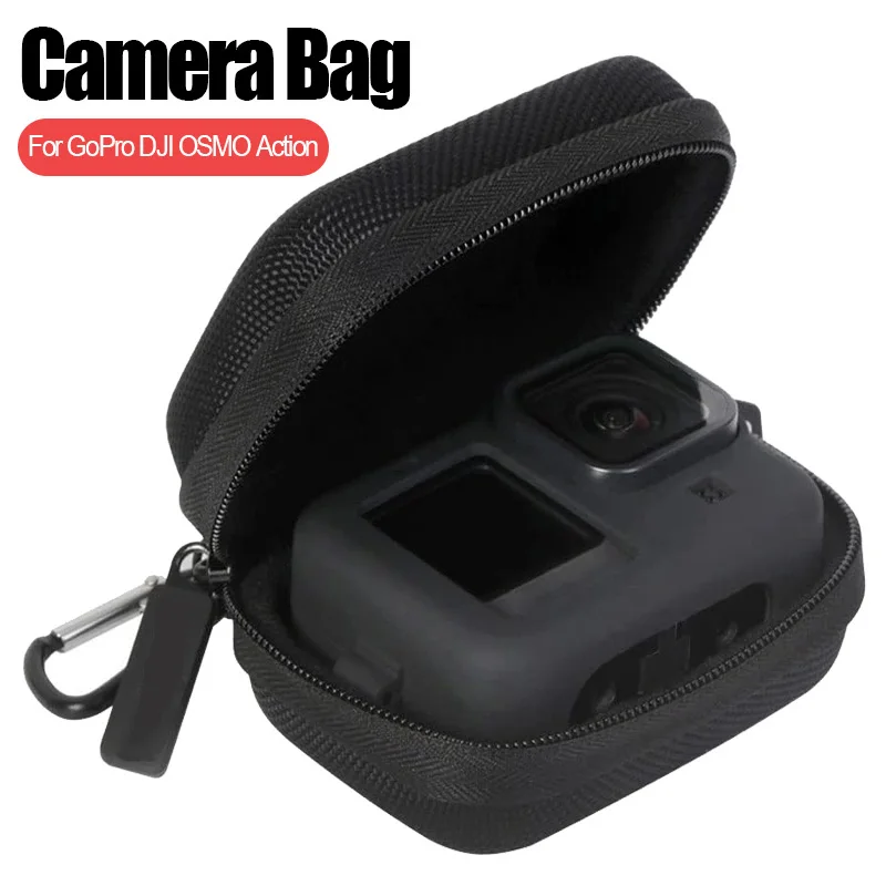 

Сумка для хранения для GoPro Hero 12 11 DJI OSMO Спортивная камера Универсальная Портативная мини-коробка водонепроницаемый защитный чехол
