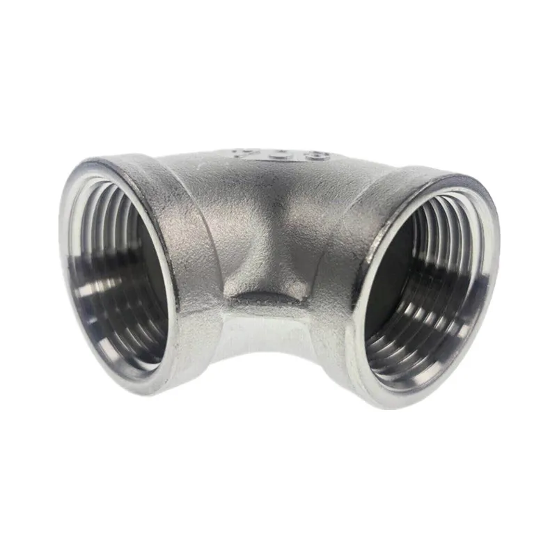 Elbow 90 Degree Angled F/F Stainless Steel SS304 Female* FemaleThreaded Pipe Fittings DN8-DN50"