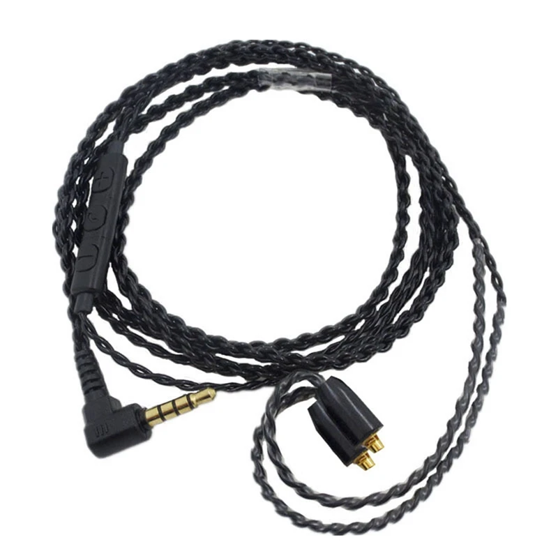 Cavo Audio Mmcx Per Cuffie Se215 535 846 W40 Con Controllo Del Volume Del Microfono