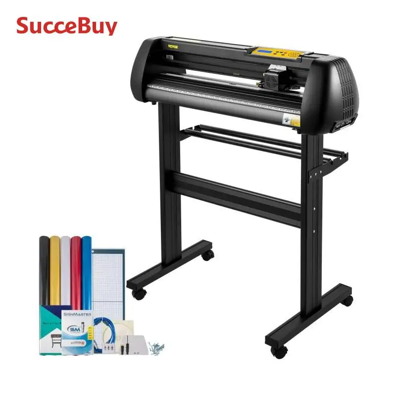 28in Vinyl Cutter Machine Cutting Plotter Adjustable Speed and Force DIY Cutting Machine Kit for Signs Banners Stickers