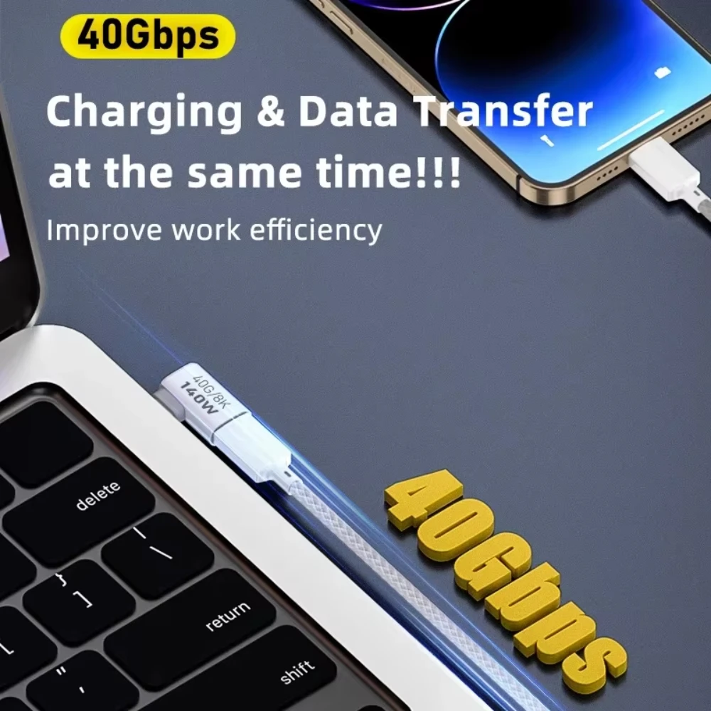 รูปสินค้า อะแดปเตอร์ชาร์จเร็ว USB-C 40Gbps สำหรับ iPhone 15 และ MacBook