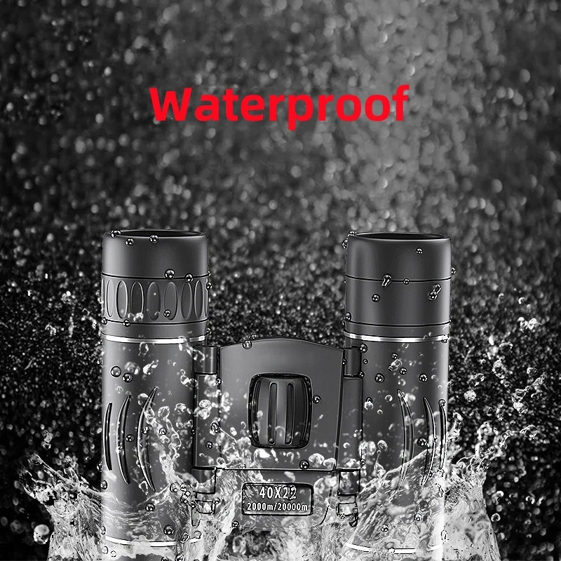 Mini 10*9*3cm 40x22 Binoculars HD Moblie Phone Night Telescope Waterproof Telescopes Camping & Hiking 3