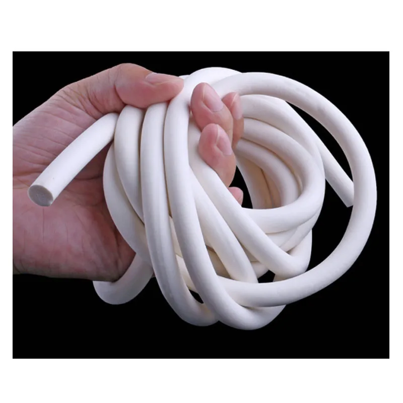 Silicone Rubber Sponge Strip Foamed Seal Strip Round VMQ Foaming Cord 1/10M