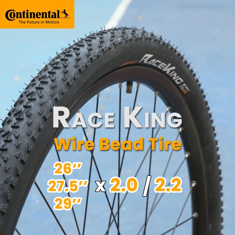 Continental RaceKing Wire Bead Tyres 26/27.5/29 Mountain Bike Tires