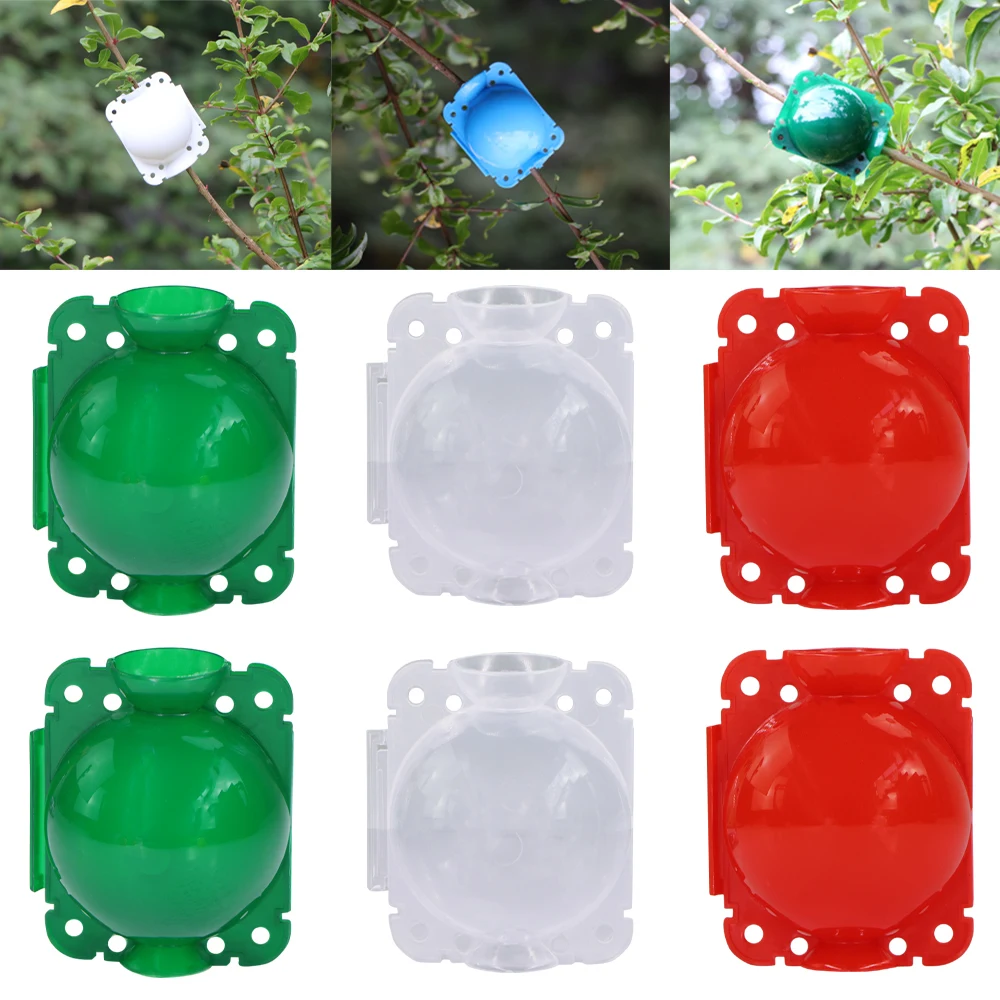 6Pcs Tree Root Grow Box Ad Alta Pressione Tree Rooter Air Layering Propagazione Pot Kit Palla Da Allevamento Per Contenitore Di Verdure Di Fiori