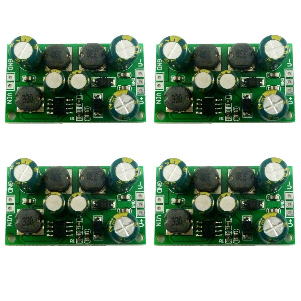 Dd1912Pa 2 In 1 Scheda Boost-Buck Dual +- Voltage Da 3-24V A 5V Per Altoparlante Op-Amp Lcd Dac Adc