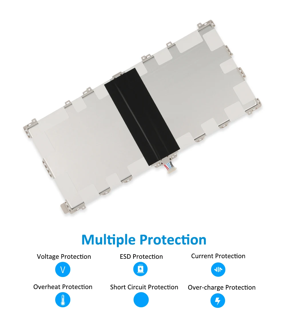 kingsener marca nova bateria para samsung galaxy tab note pro