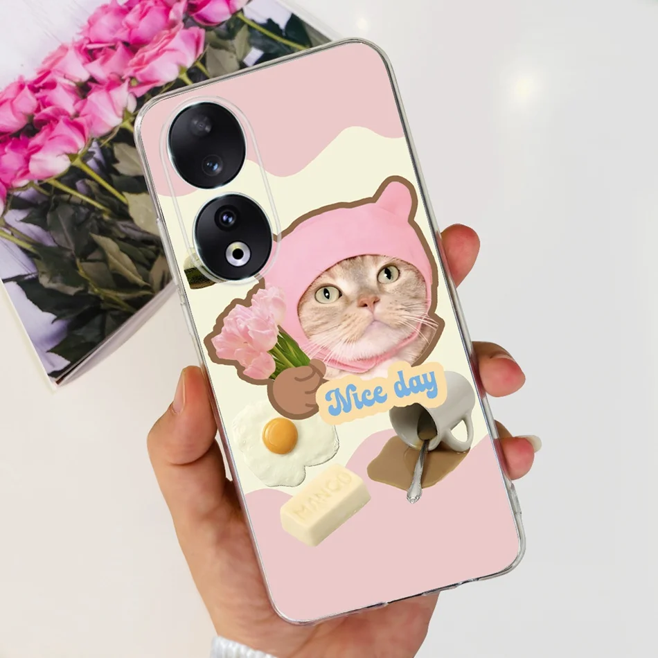 Elegant Flower Butterfly Pattern Soft Silicone TPU Phone Case