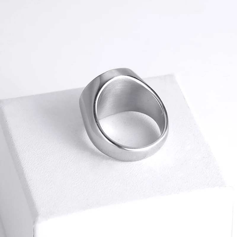 hot selling Ordem Rosacruz AMORC Ring Ordo Rosae Crucis Antiquus Mysticusque Amulet Talisman Laser Cut Stainless Steel Rings 3