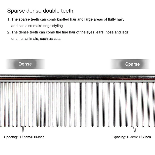 Pet Dematting Comb Stainless Steel 4