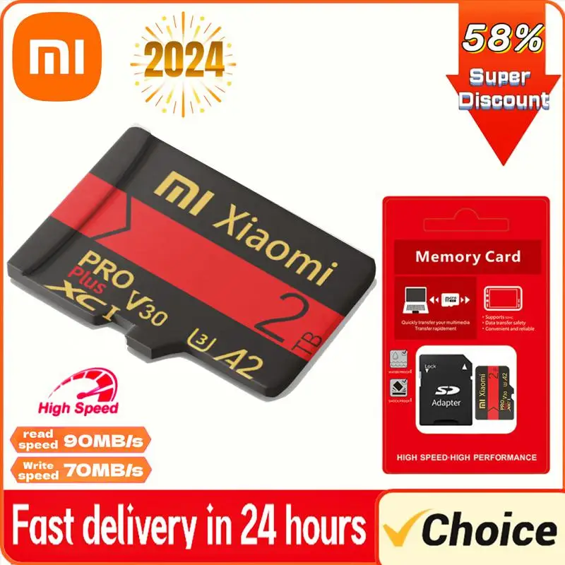 Xiaomi Schede Di Memoria Ad Alta Velocità 128Gb Micro Tf Sd Card Tf Memory Flash Card Mini Sd Card 512Gb Per Telefono Computer Fotocamera Drone