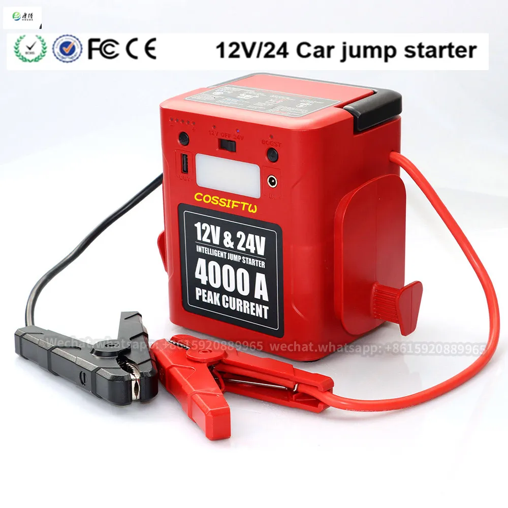 

2024Medium Large Truck Diesel Car Jump Starter 86800mAh High Capacity 12V/24V Charger Portable Emergency Booster Starting Device