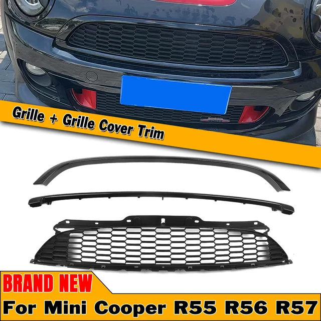 Für BMW MINI COOPER R55/R56/R57 2007 2008-2015 JCW Lampe Gitter Abdeckung  Rahmen