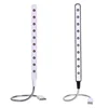 Mini USB Table Light 10 LEDS  USB Light Flexible Metal LED Table Lamp Super Bright Led Book Study Lamp 4