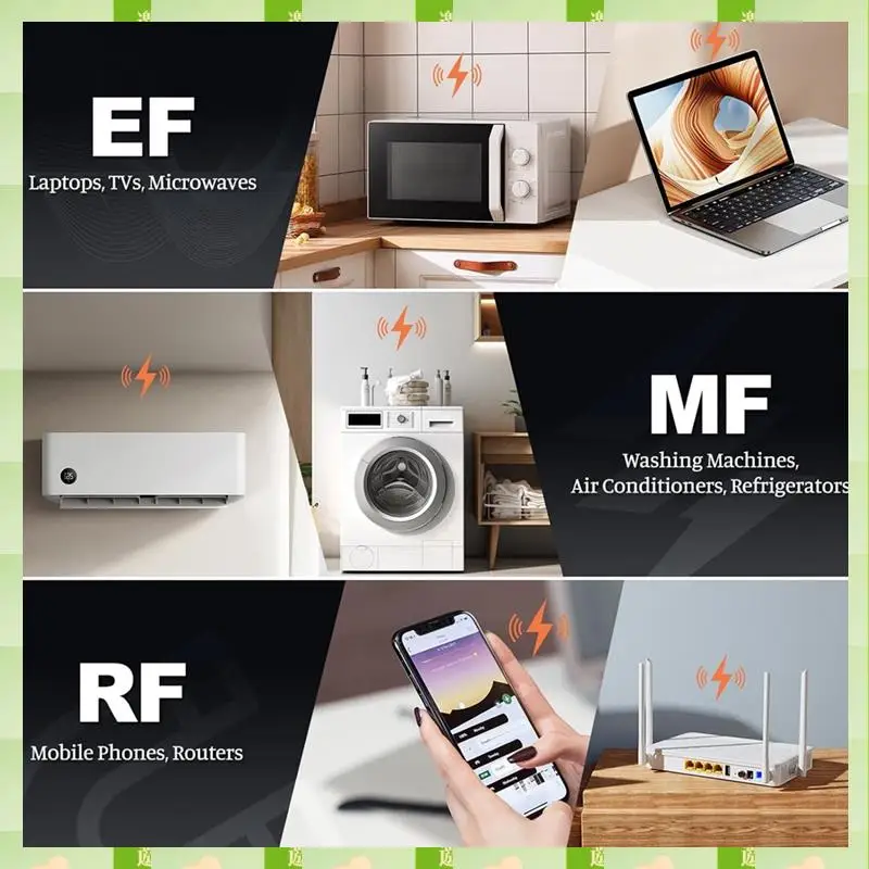 EMF Meter, Rechargeable Digital Electromagnetic Field Radiation Detector Hand-Held Digital LCD EMF Detector,EMF Meter, Rech