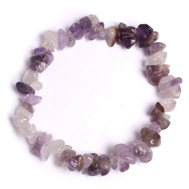 bracelet rhodonite de Madagascar perle chips - Bracelet/Rhodonite de madagascar - Miracles minéraux
