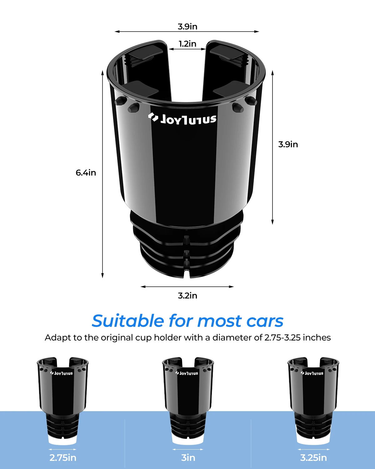 Upgraded Universal Car Cup Holders For Tesla Model 3/S/X/Y For Can-am Drink  Holder Expander Large Capacity Car Accessories - AliExpress