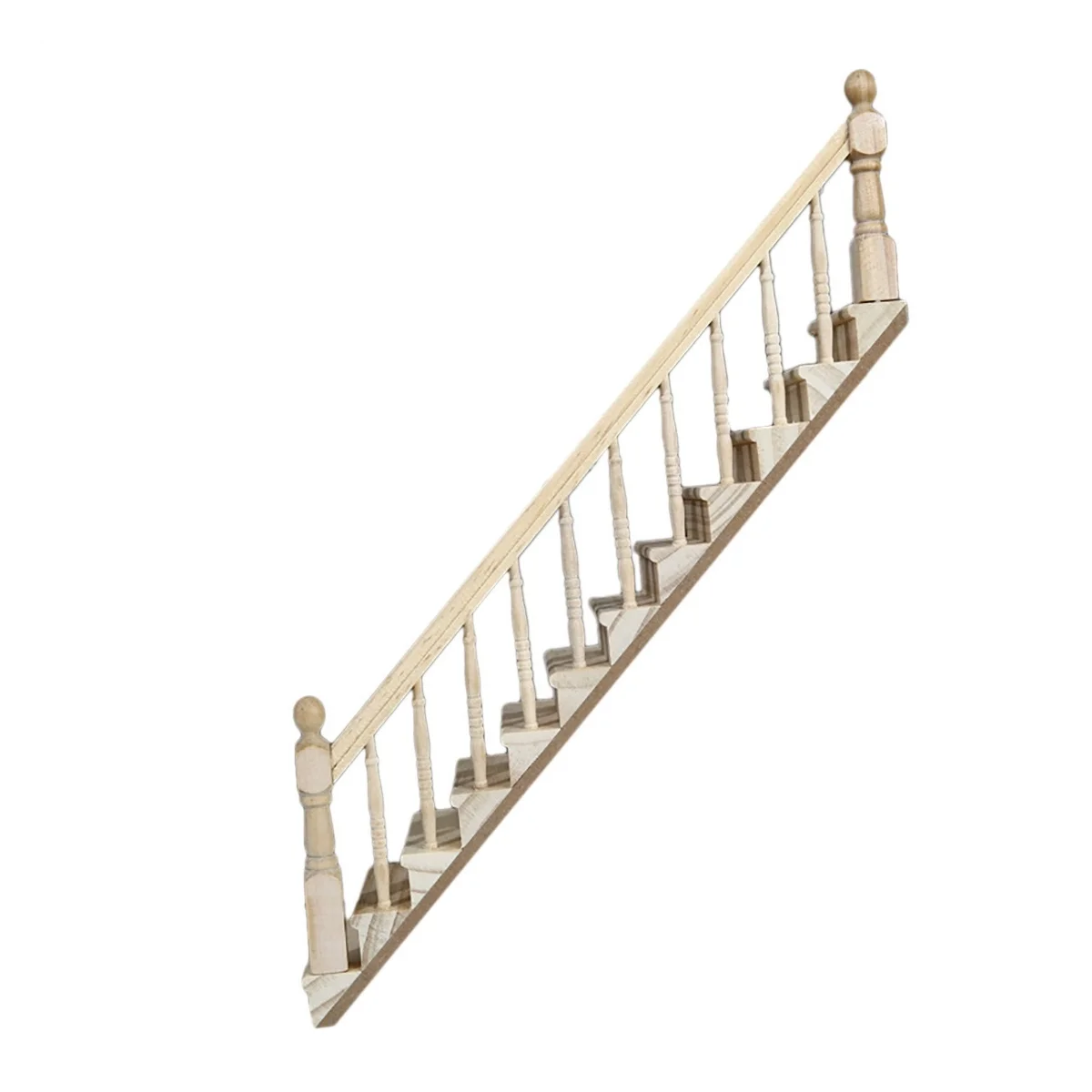 

1:12 DIY кукольный домик, Миниатюрные аксессуары, правая лестница, поручни, деревянная мебель, игрушка, подарок для детей, Рождественская модель