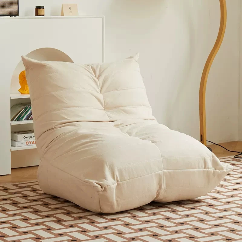 MOMO Lazy Sofa Caterpillar Balcony Reclining Leisure Chair Net Red Bedroom Can Lie And Sleep Tatami Single Small Sofa
