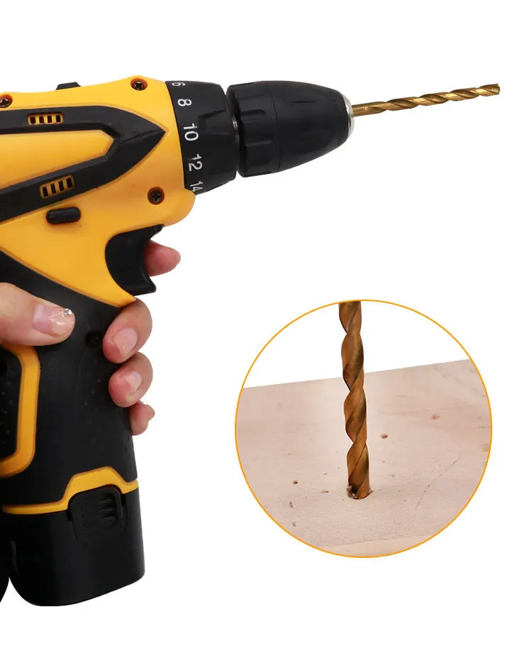 13Pcs Metric Drill Bits Set 1-10mm Tip Work Glass Metal Tile Concrete Professional Masonry Drill Bits Tungsten Carbide Set