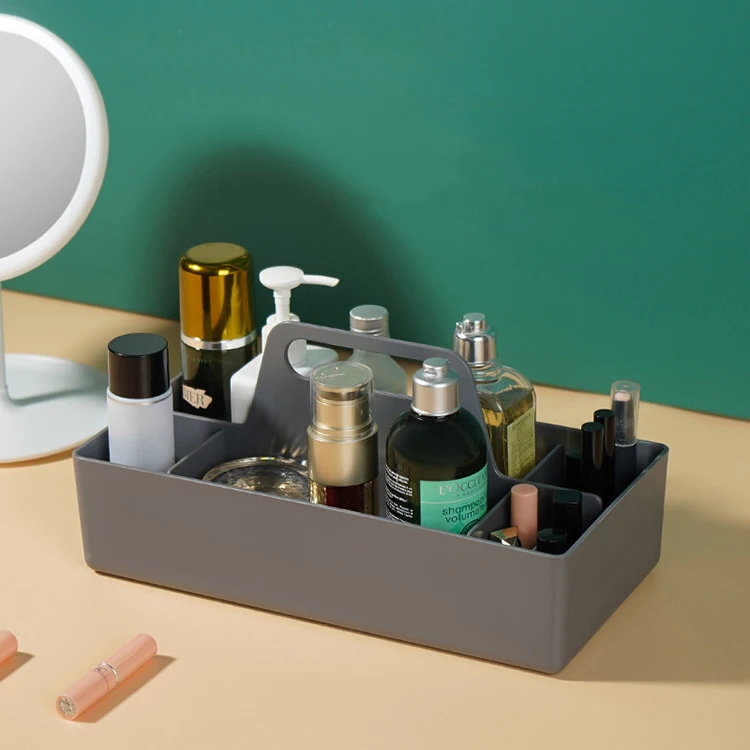 Multi Functional Storage Box Desktop Storage Large Thickened Portable Cosmetic Storage Box Bathroom Decoration Accessories 5