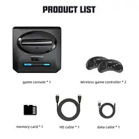 VILCORN Console de jeu vidéo pour Sega Mega Drive Genesis FC Dendy 16BIT Segas-MD Console prise en charge sortie HDMI 4k Machine de jeu rétro 6