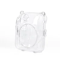 Cute Clear Protective Case for Fujifilm Instax Mini 12 11, Transparent Camera Cover Bag with Shoulder Strap & Storage Pouch - Image 6