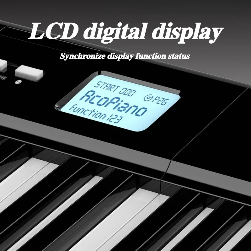 88 Key Folding Electronic Piano Midi Controller Real Adult Electronic Organ Musical Keyboard Professional Performance