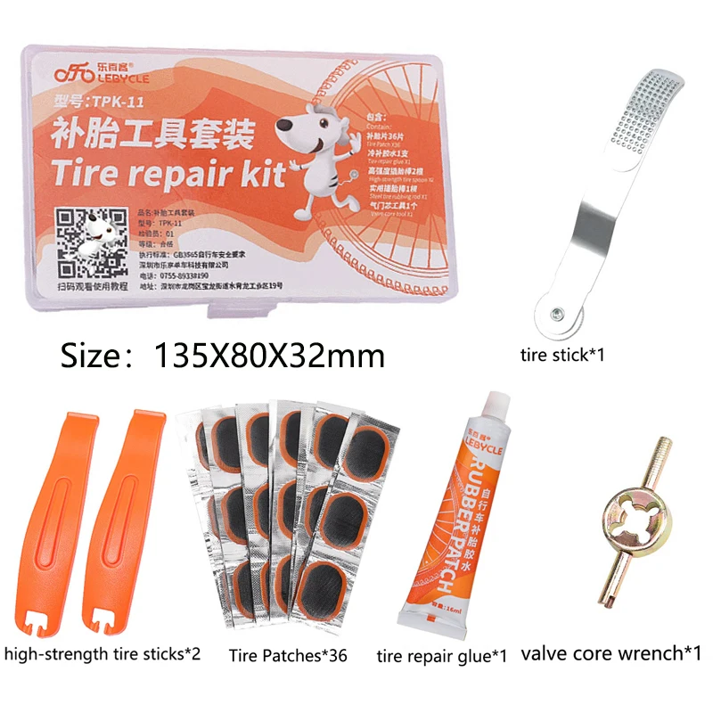 Generic 48pcs Cold Patches Bicycle Strong-Tire Repair Glue Vulcanization  Road Mountain Bike Tyre Inner Tube Puncture Repair Cement Rubber Cold Patch  Glue Solution Kit M48 @ Best Price Online