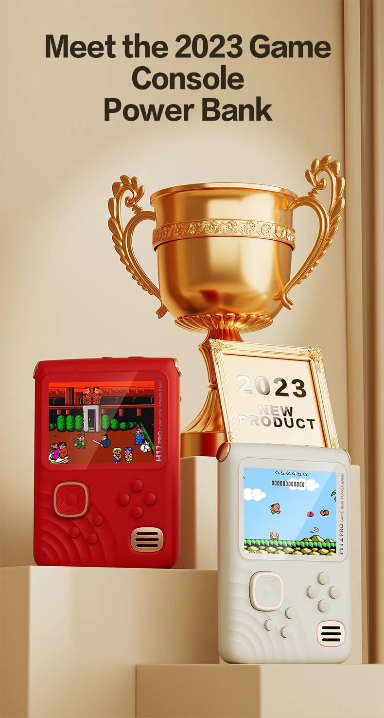 H12 Handheld Game Console – Double Player description image