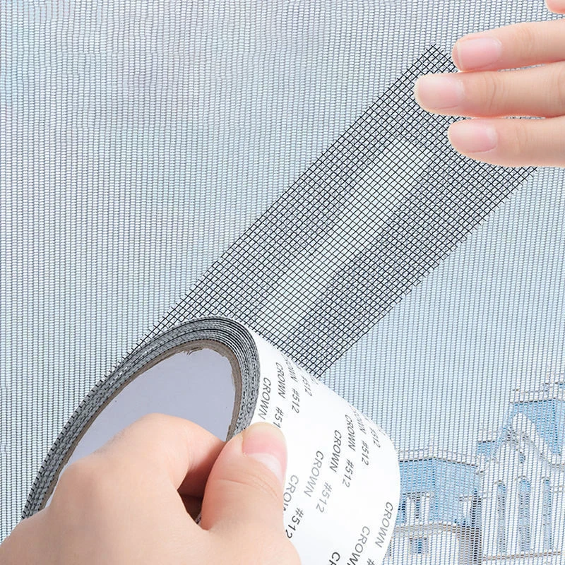 Double Sided Tape Window Screen Door Hole Repair Anti-mosquito Self-Adhesive Mesh